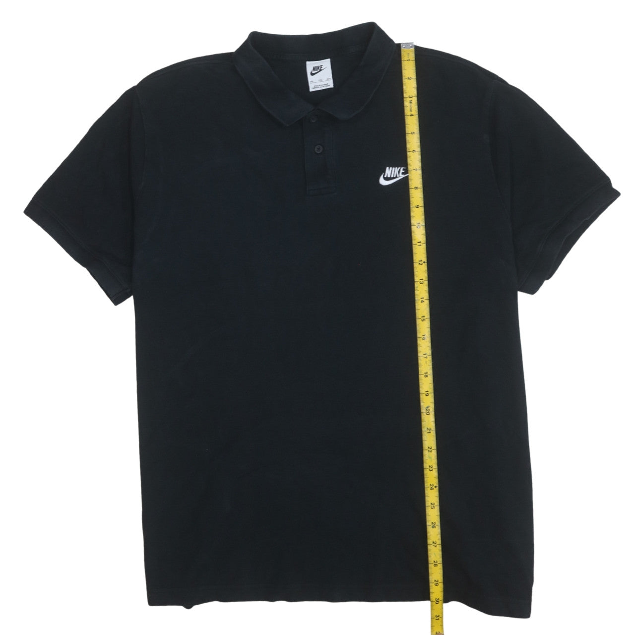 Nike Men’s Black 2XL Cotton Polo Shirt Classic Short Sleeve