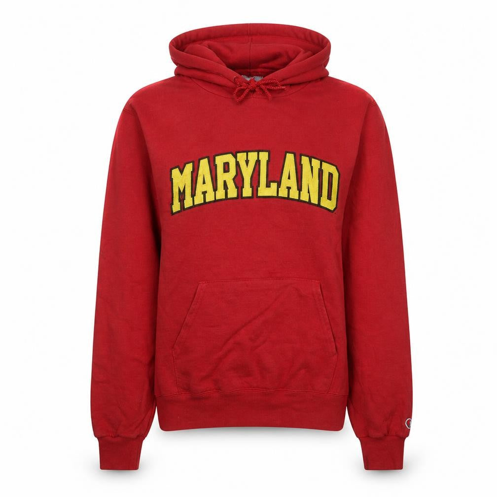 Champion Womens Red Maryland Pullover Hoodie Size S
