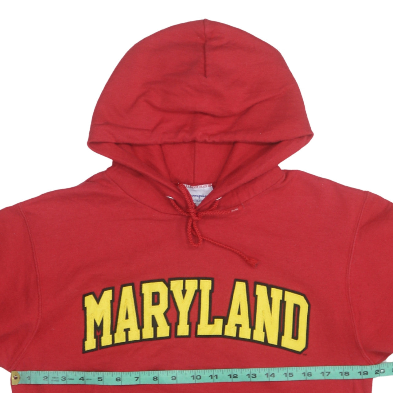 Champion Womens Red Maryland Pullover Hoodie Size S