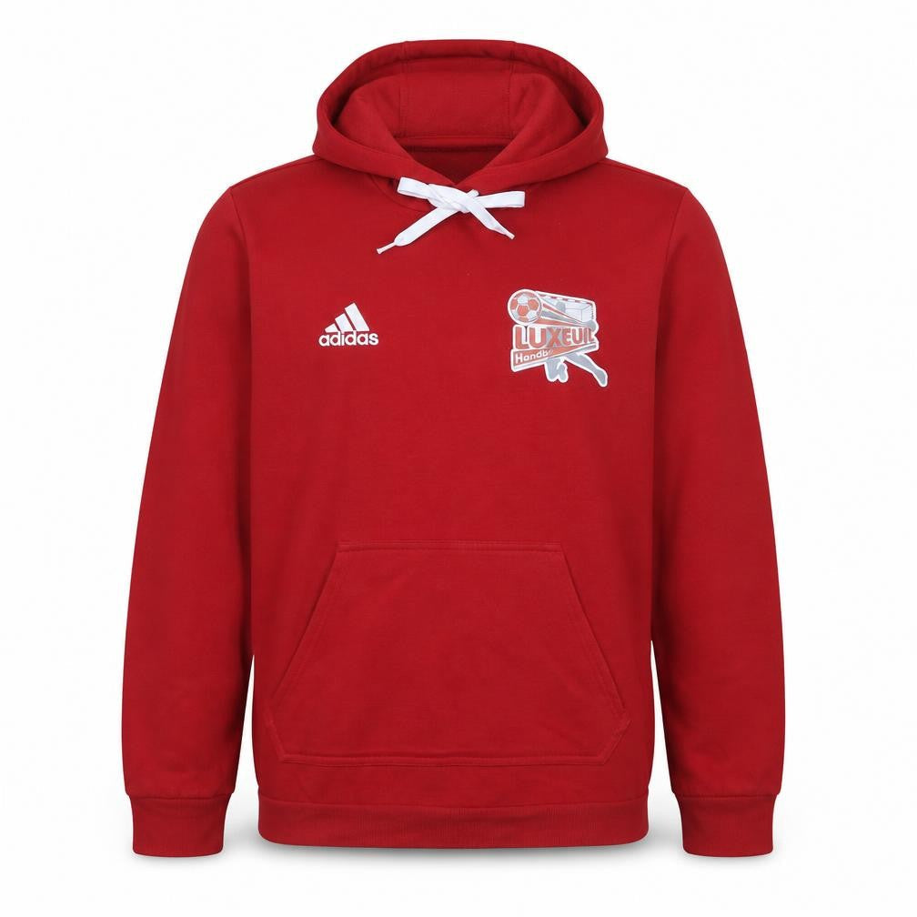 Adidas Men's Red Pullover Hoodie Small Regular Fit Sports Fleece