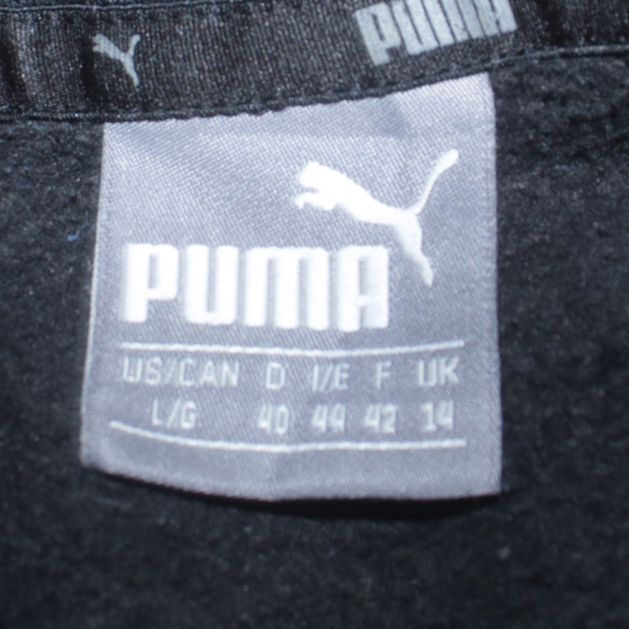 PUMA Womens Black Size 14 Pullover Hoodie Sweatshirt with Logo