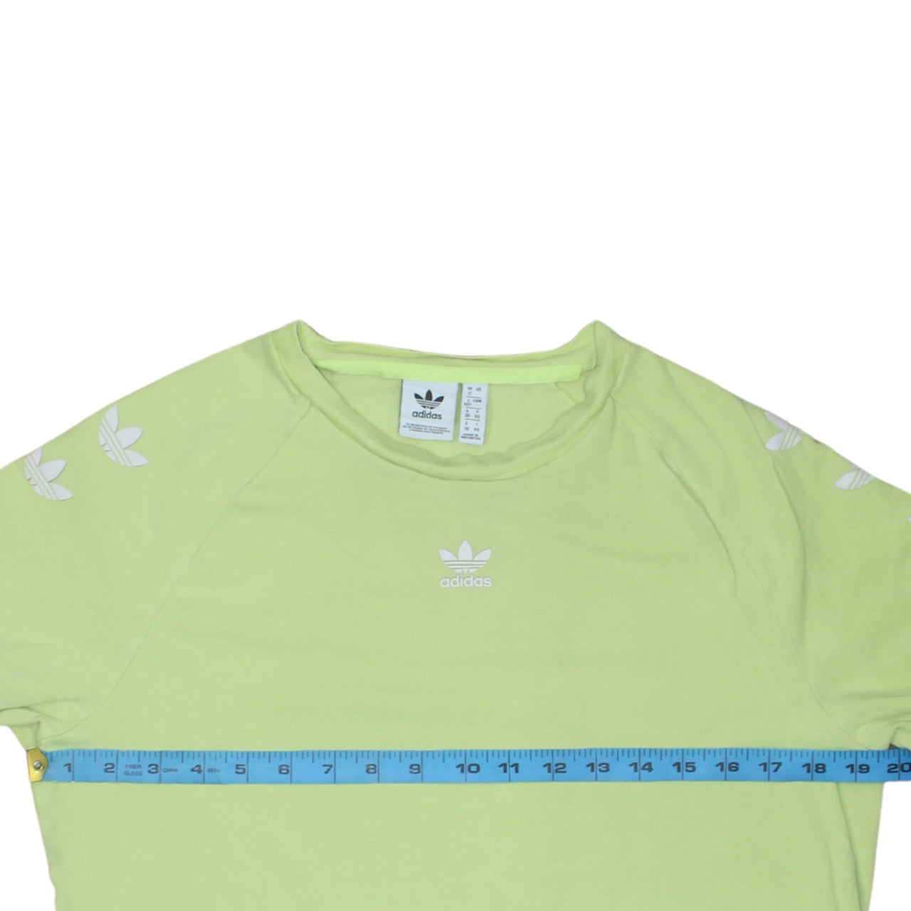 Adidas Women Green Short Sleeve T-Shirt Dress Size 12