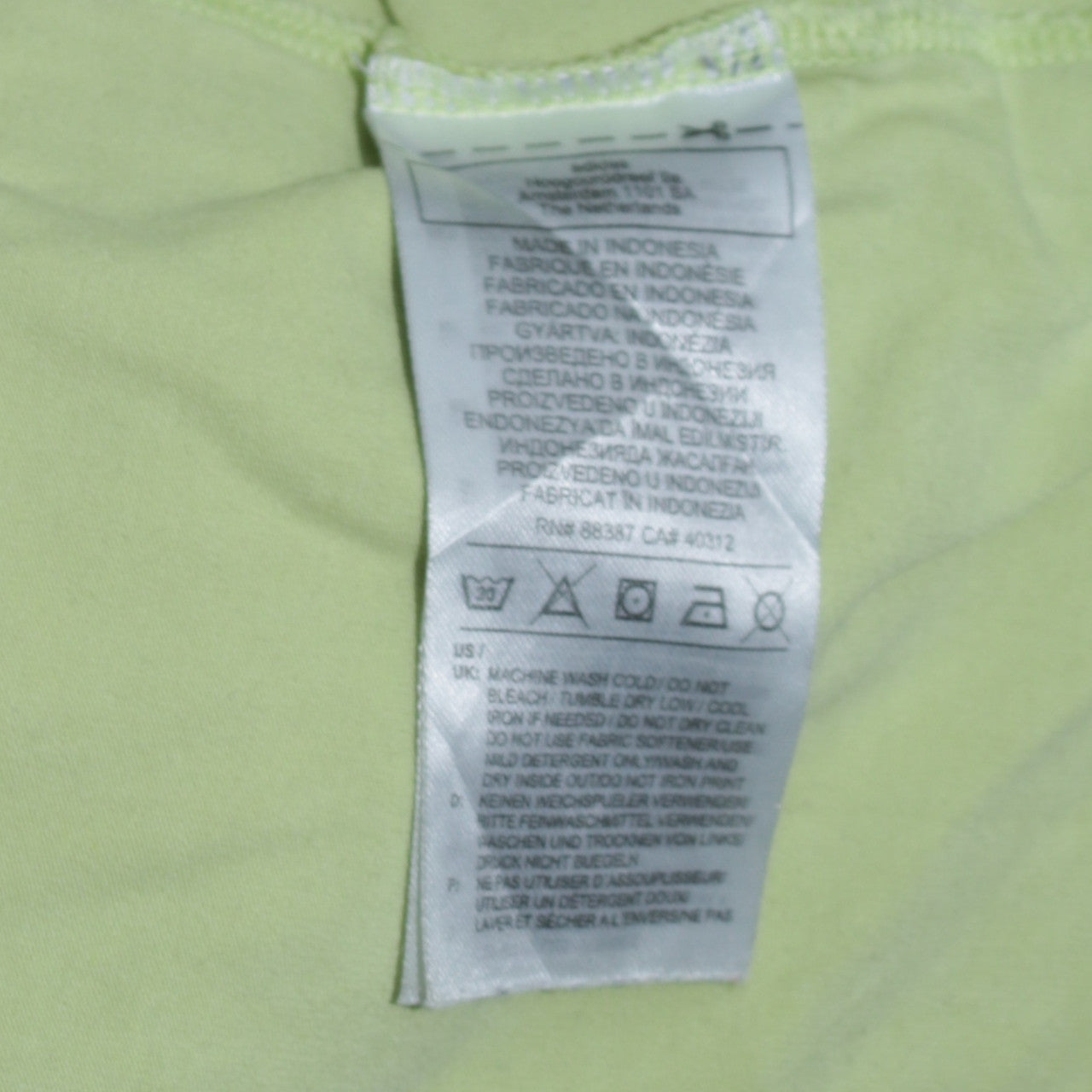 Adidas Women Green Short Sleeve T-Shirt Dress Size 12
