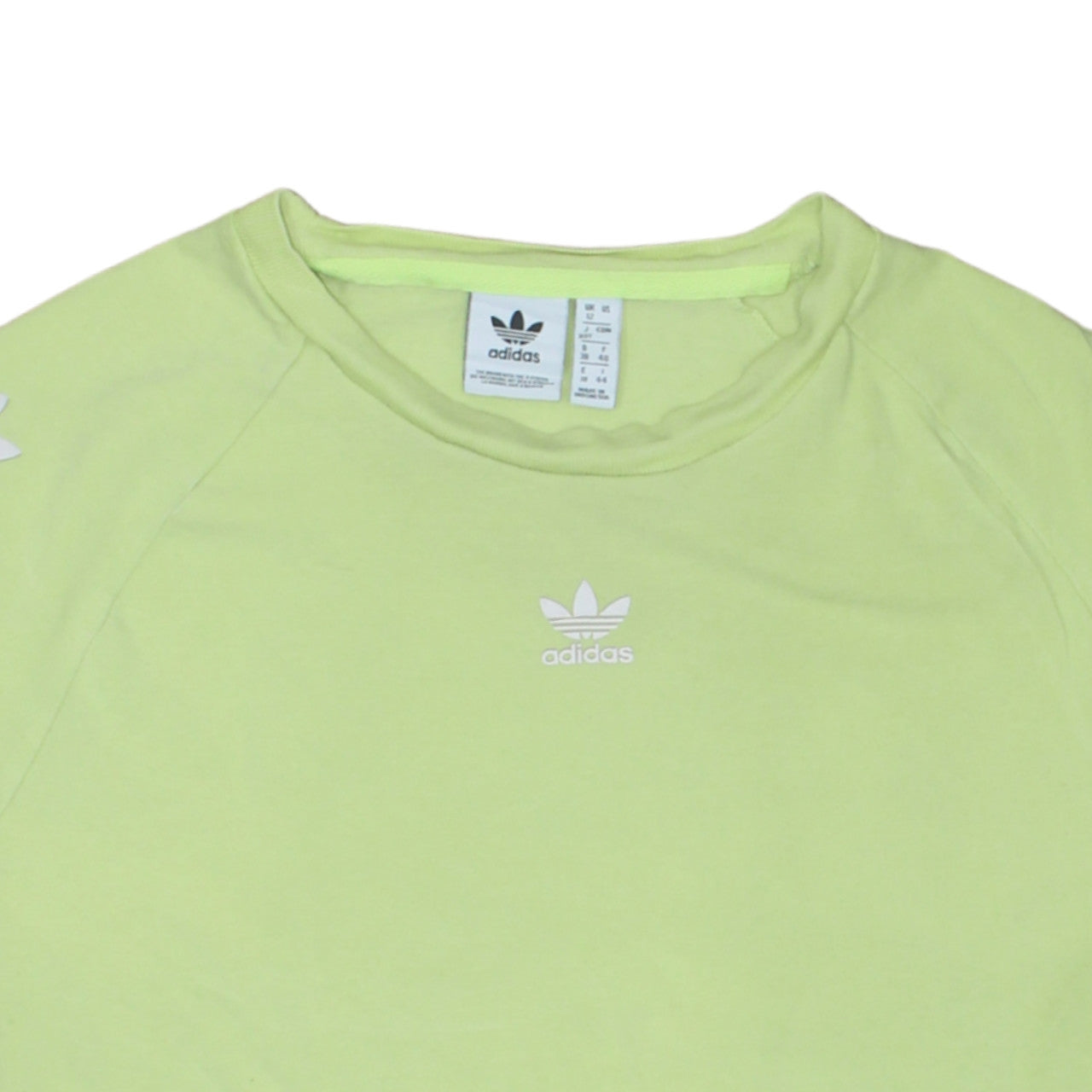 Adidas Women Green Short Sleeve T-Shirt Dress Size 12