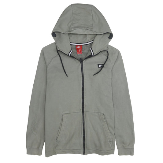 Nike Men's Grey Full Zip Hoodie Sweatshirt M Regular Fit