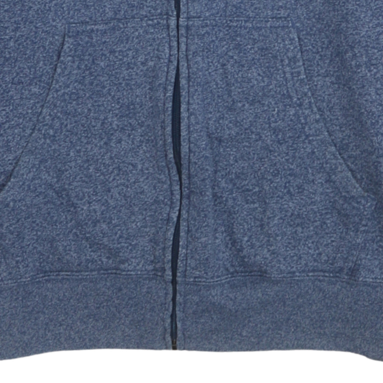 Champion Men's Blue Full Zip Fleece Hoodie Size L