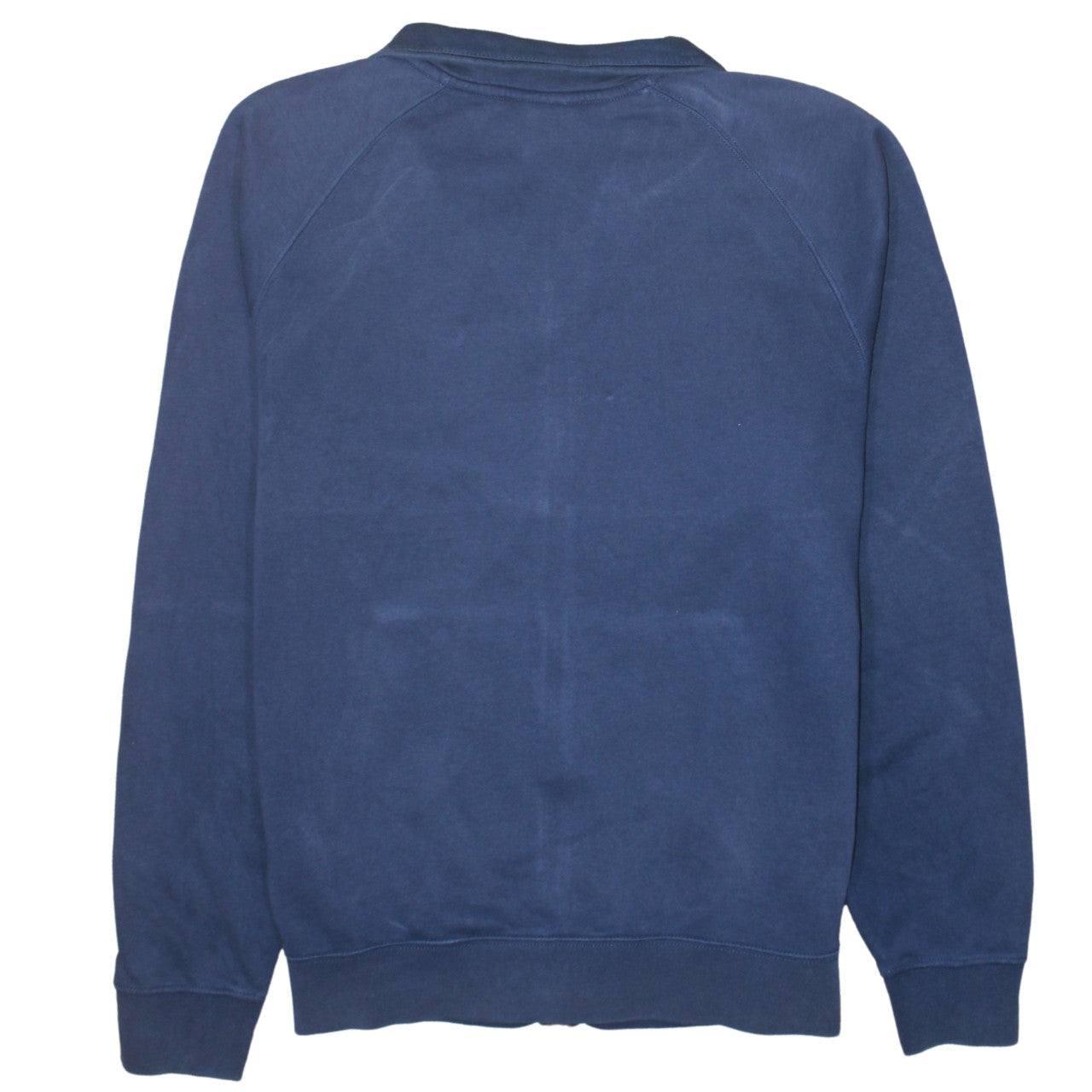 Nike Men's Blue Full Zip Sweatshirt S Fleece Cotton Blend