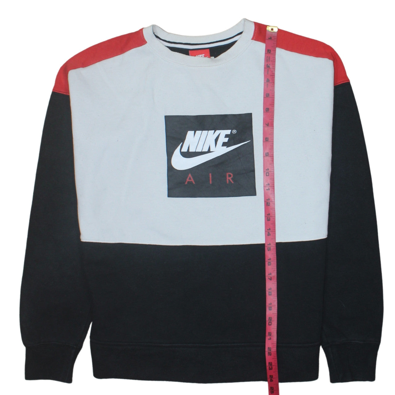 Nike Boys XL Multicoloured Pullover Sweatshirt Colourblock Crew Neck