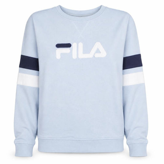 Fila Women Light Blue Crew Neck Pullover Sweatshirt M