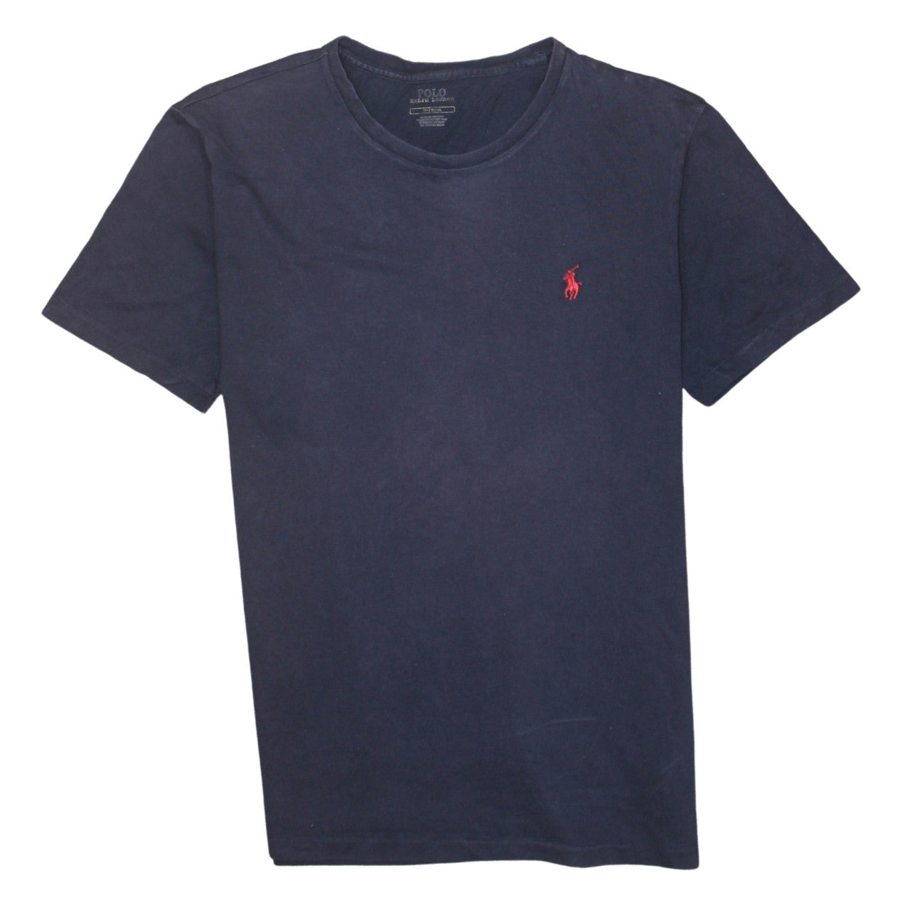Polo Ralph Lauren Men's Navy Blue Crew Neck Cotton T-Shirt XL