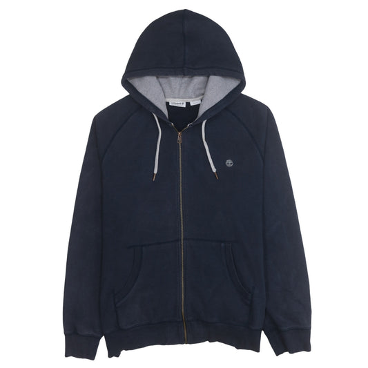 Timberland Men's Blue XL Full Zip Hoodie Fleece Jacket
