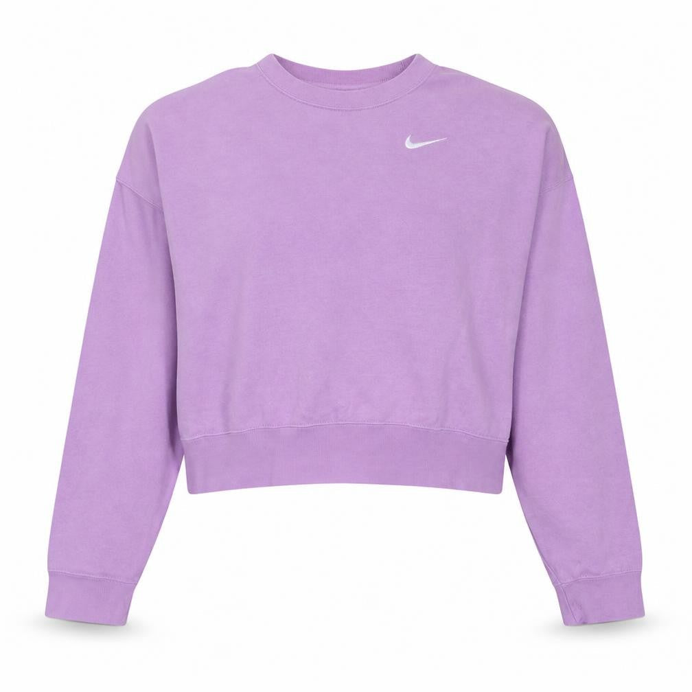 Nike Womens Purple XS Crew Neck Pullover Sweatshirt