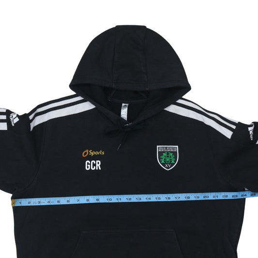 Adidas Men’s Black XL Pullover Hoodie Rugby Sports Top