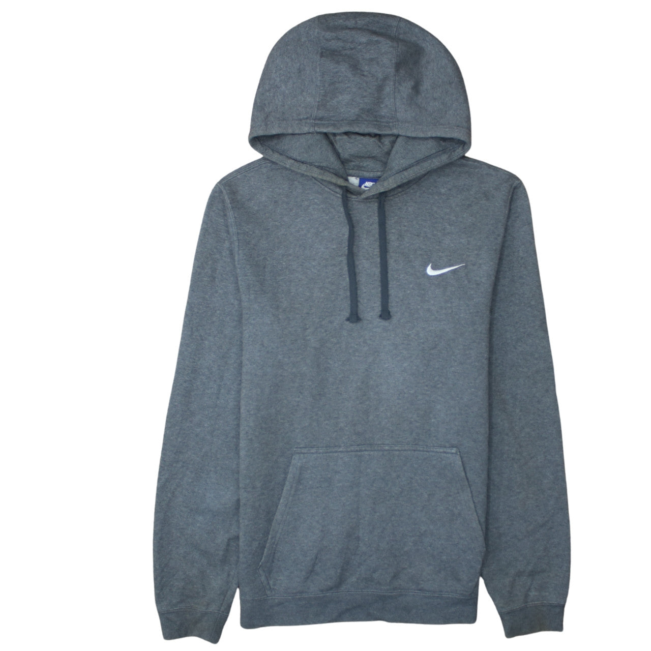 Nike Men's Grey Pullover Hoodie Small Regular Fit Sportswear