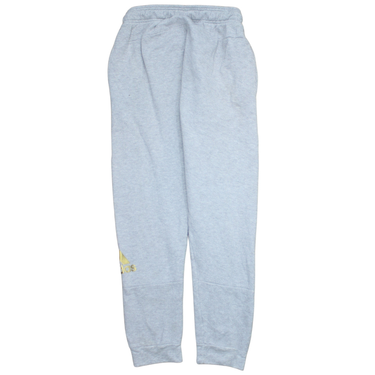 Adidas Women Light Grey Sweatpants Jogger M Drawstring Pockets