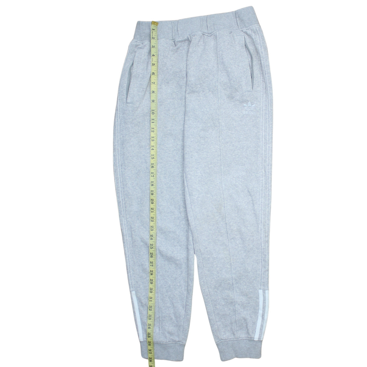 Adidas Men's Grey Jogger Sweatpants M Regular Fit Casual Sportswear