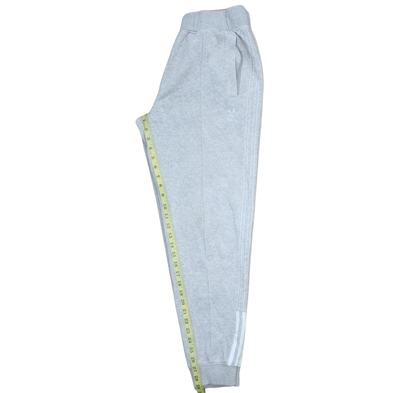 Adidas Men's Grey Jogger Sweatpants M Regular Fit Casual Sportswear