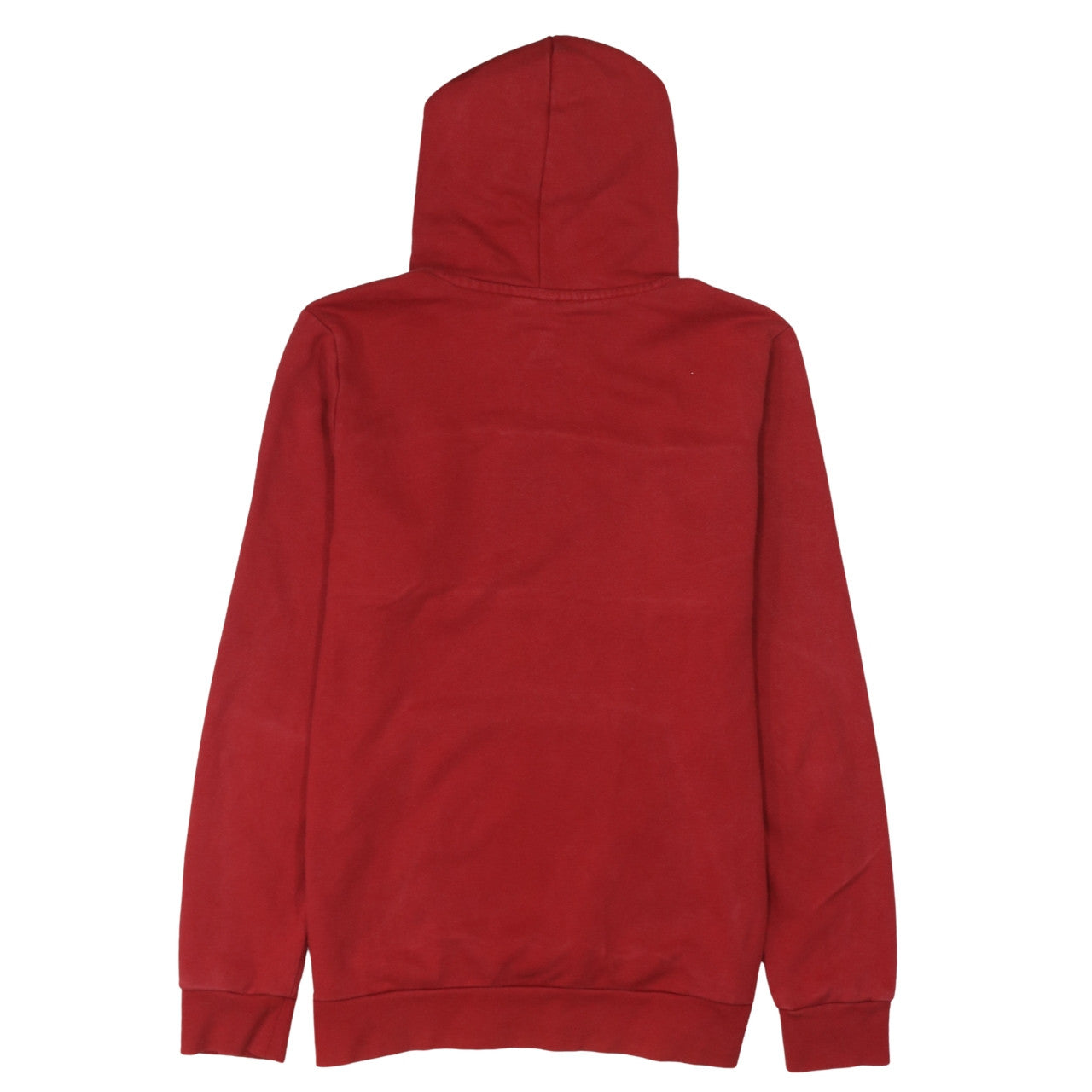 Adidas Boys Red Pullover Hoodie XL 15-16Y Cotton Blend Logo Hooded Top
