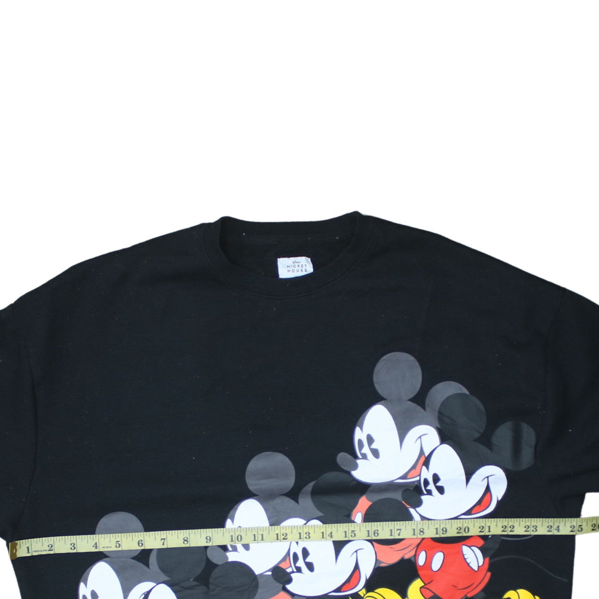Disney Mickey Mouse Unisex Black Pullover Sweatshirt Size S