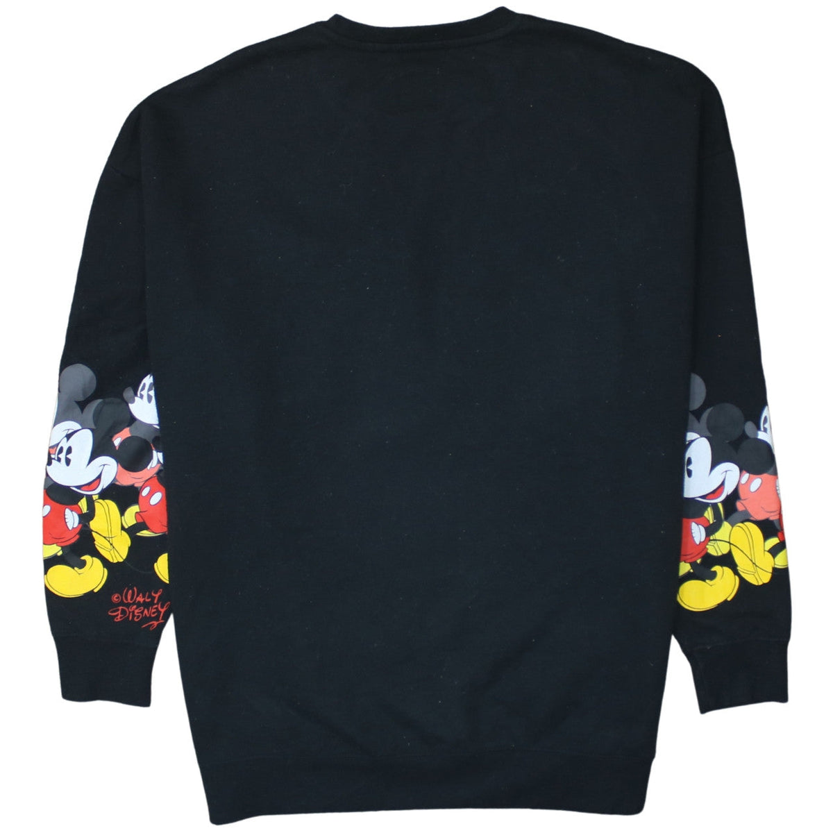 Disney Mickey Mouse Unisex Black Pullover Sweatshirt Size S