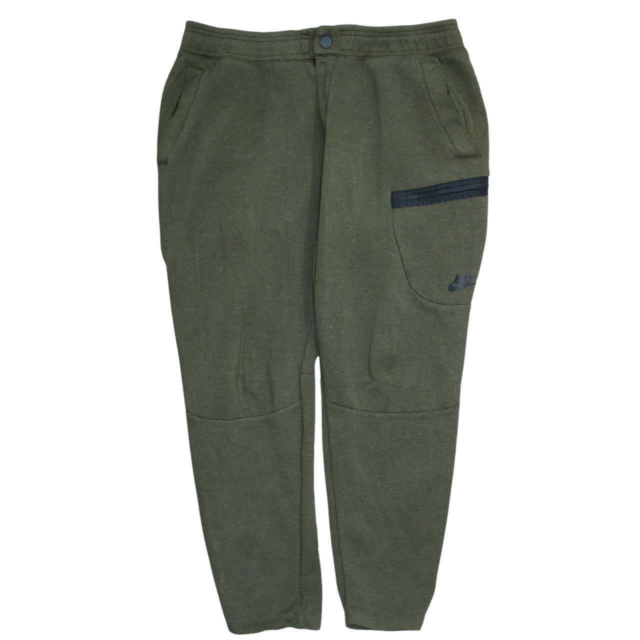 Nike Men's Green XL Jogger Trousers with Zip Pocket