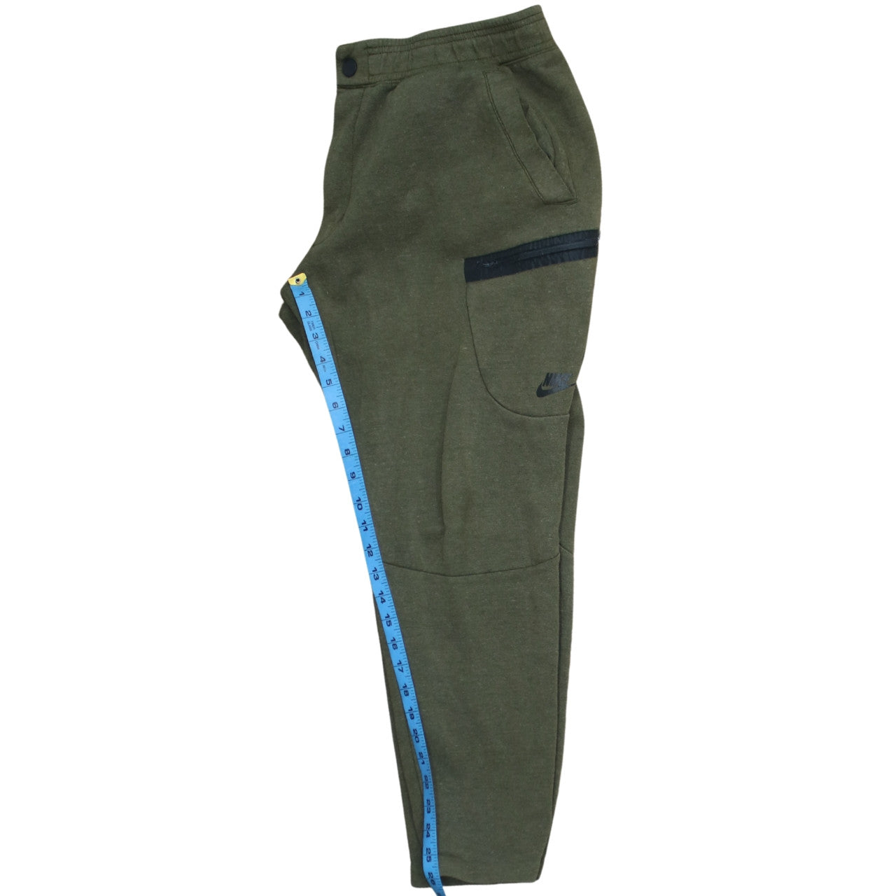 Nike Men's Green XL Jogger Trousers with Zip Pocket