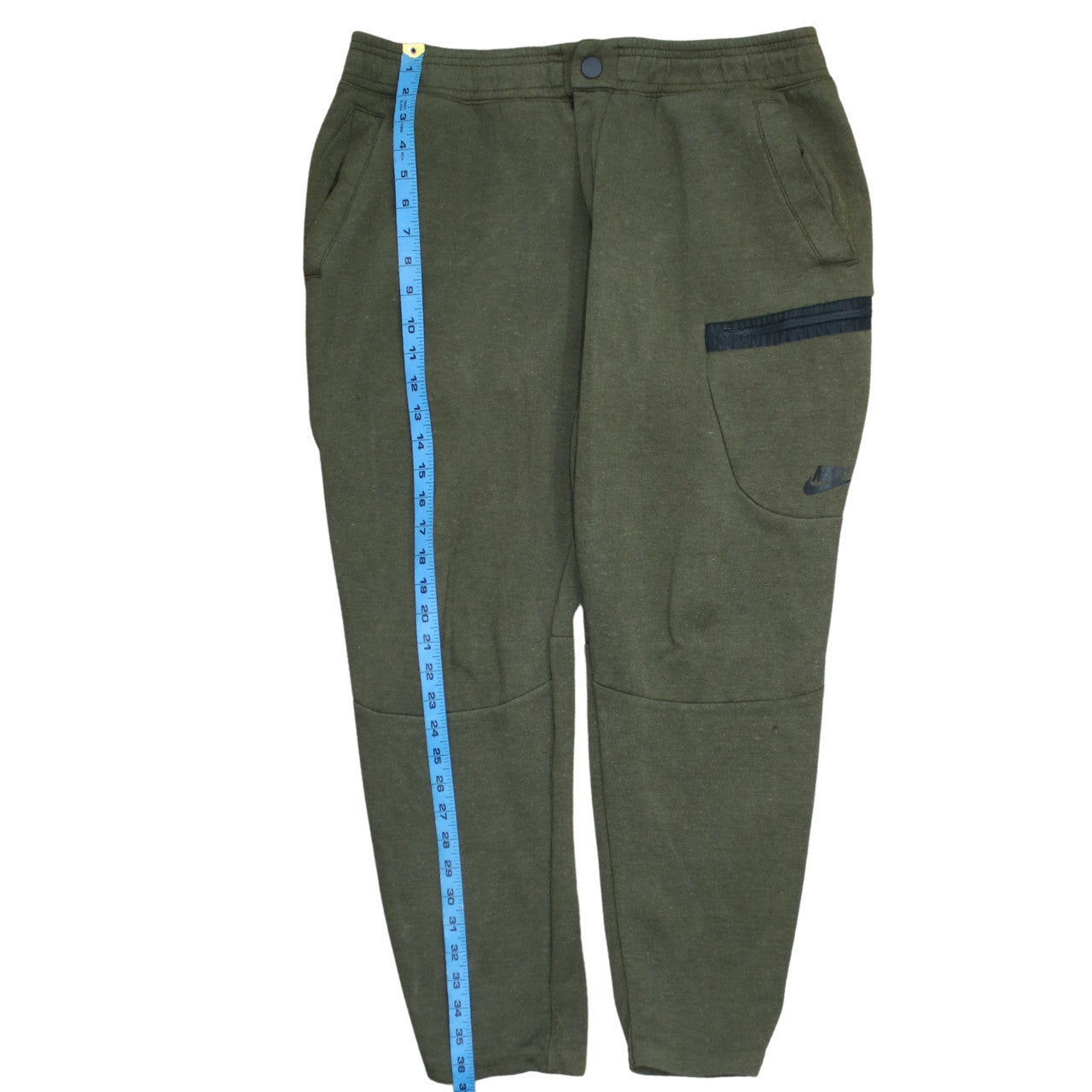 Nike Men's Green XL Jogger Trousers with Zip Pocket