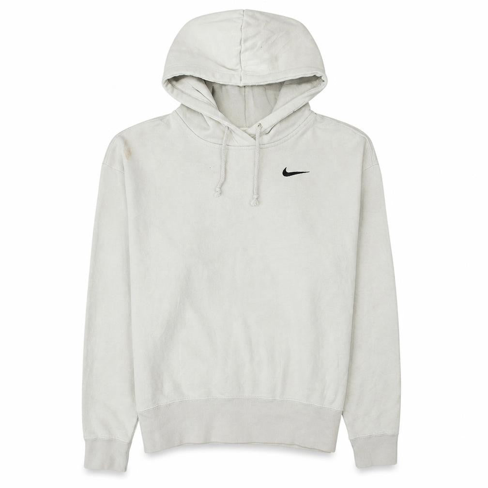 Nike Women’s White XS Pullover Hoodie Cotton Blend Sweatshirt