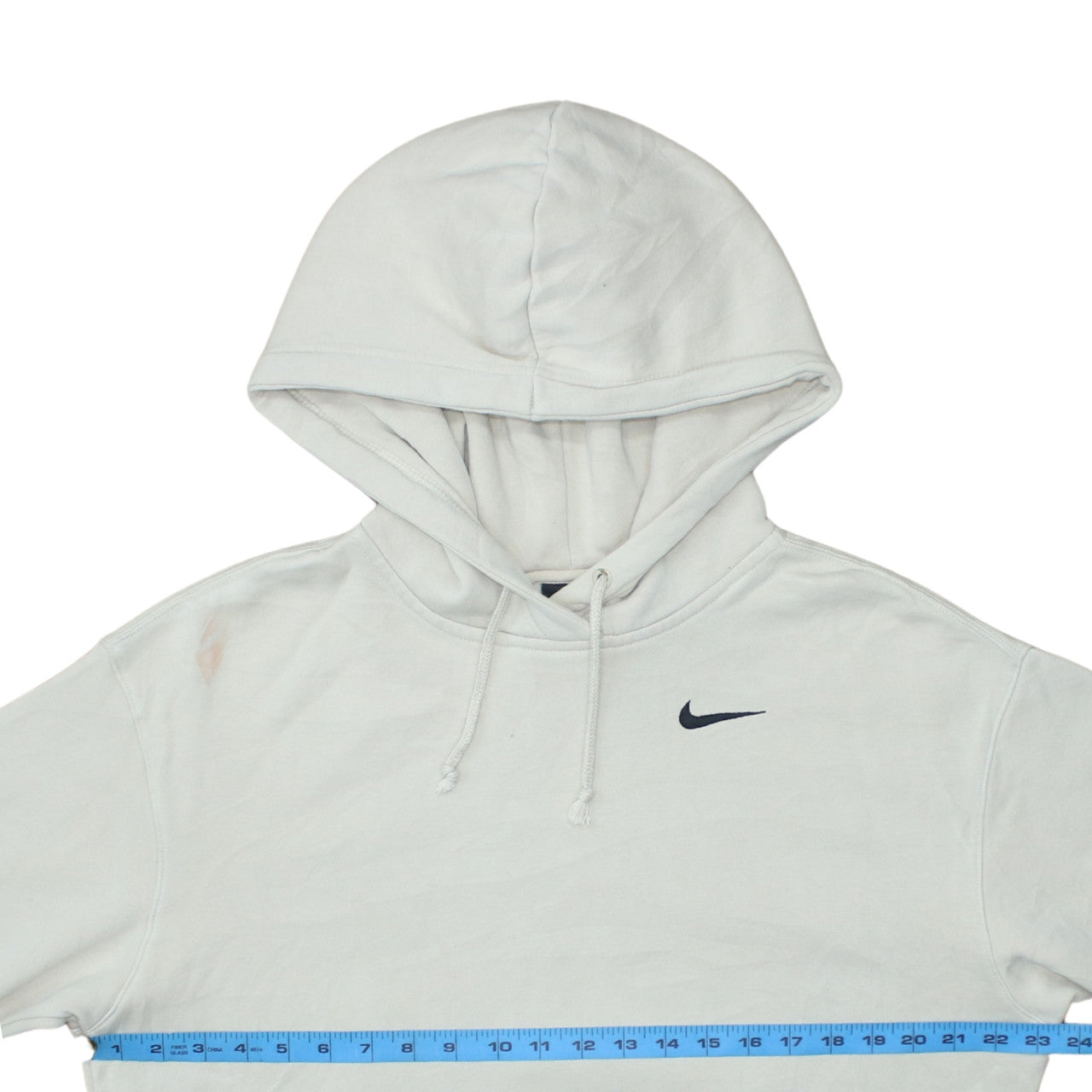 Nike Women’s White XS Pullover Hoodie Cotton Blend Sweatshirt