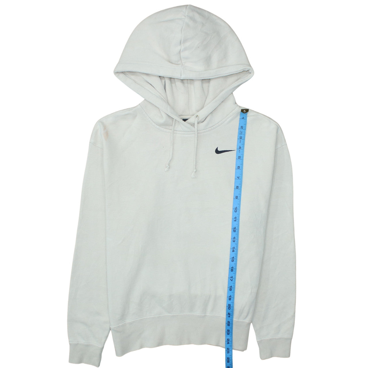 Nike Women’s White XS Pullover Hoodie Cotton Blend Sweatshirt