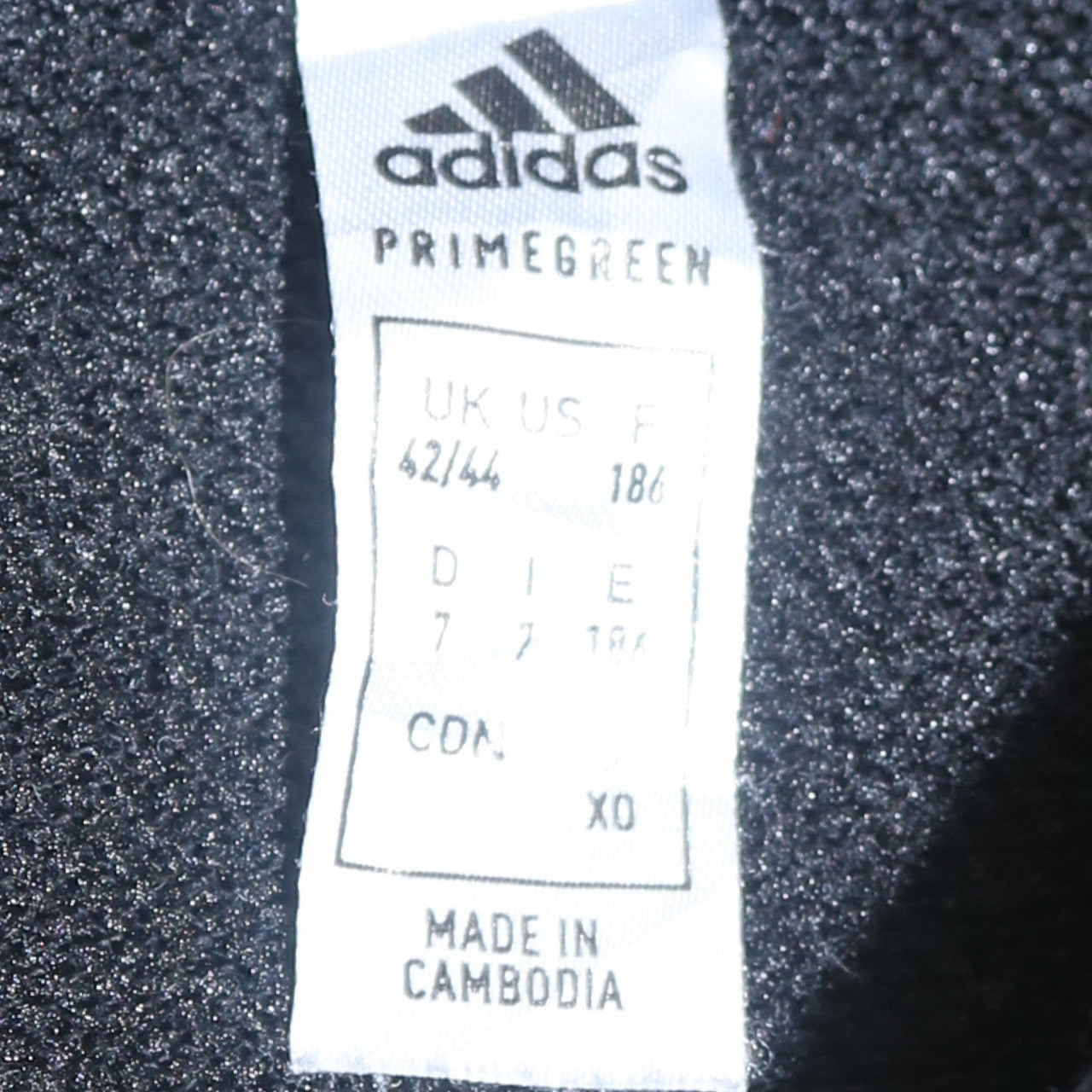 Adidas Men's Black XL Pullover Hoodie with Yellow Logo Print