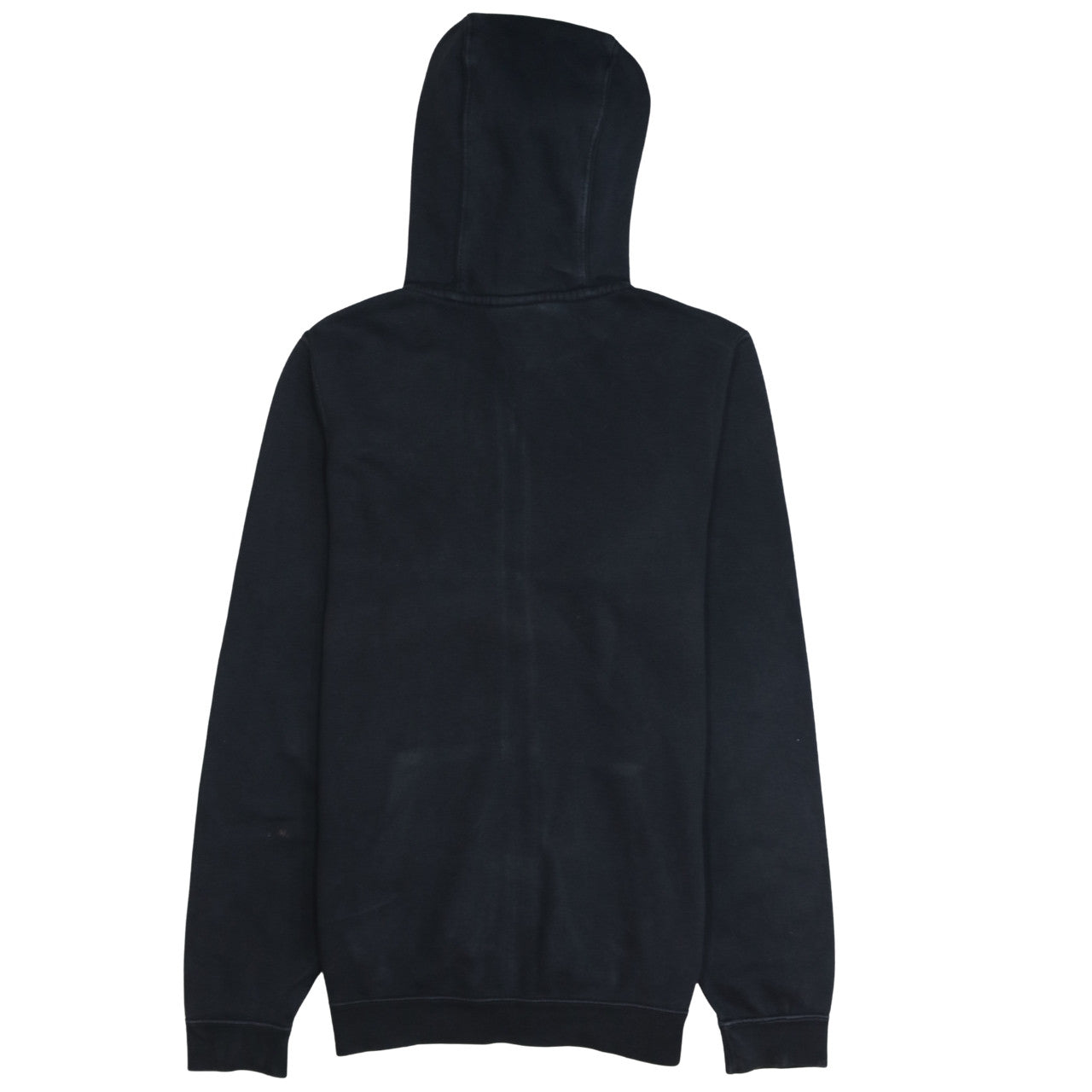Nike Men's Black Full Zip Hoodie Small Cotton Fleece