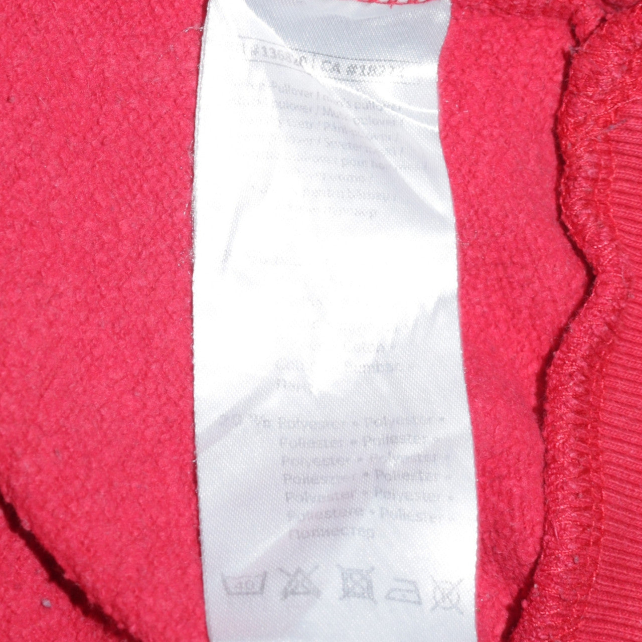 Kappa Mens Red Logo Pullover Sweatshirt Medium Crew Neck