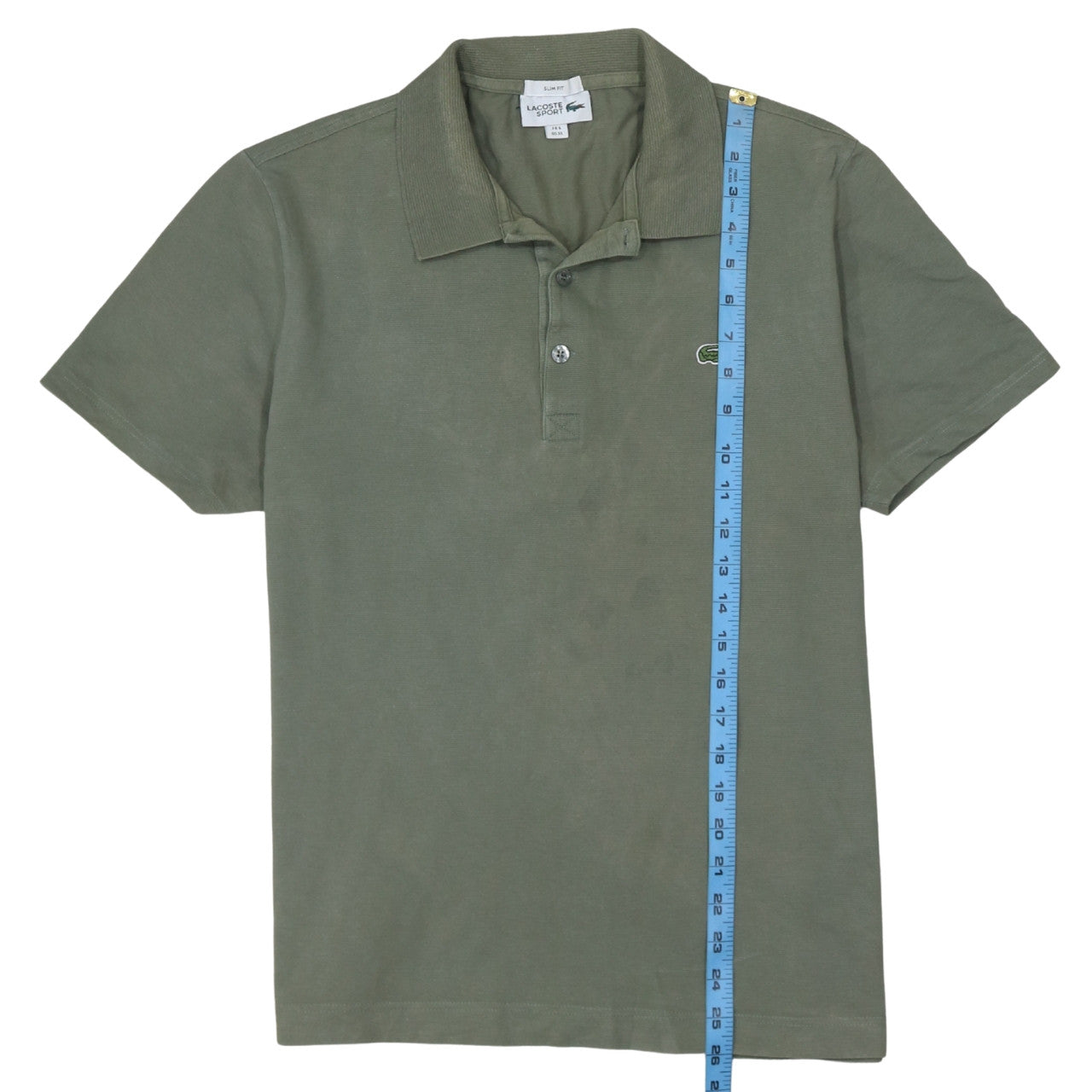 Lacoste Sport Men's Green Slim Fit Polo Shirt XL