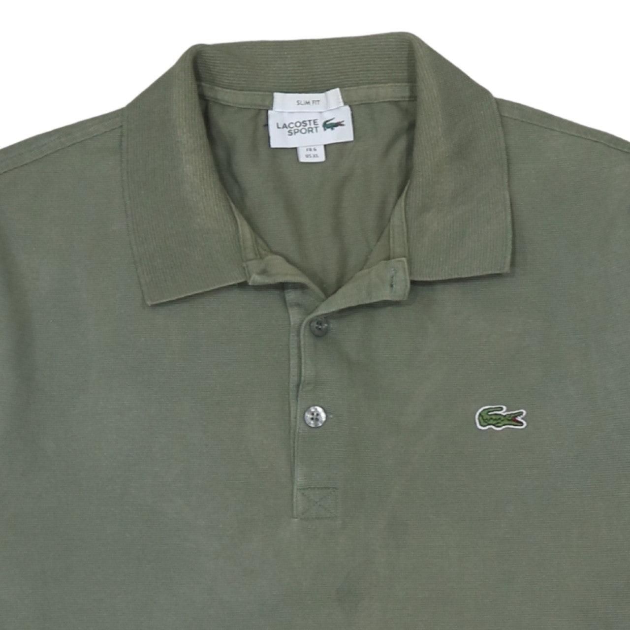 Lacoste Sport Men's Green Slim Fit Polo Shirt XL