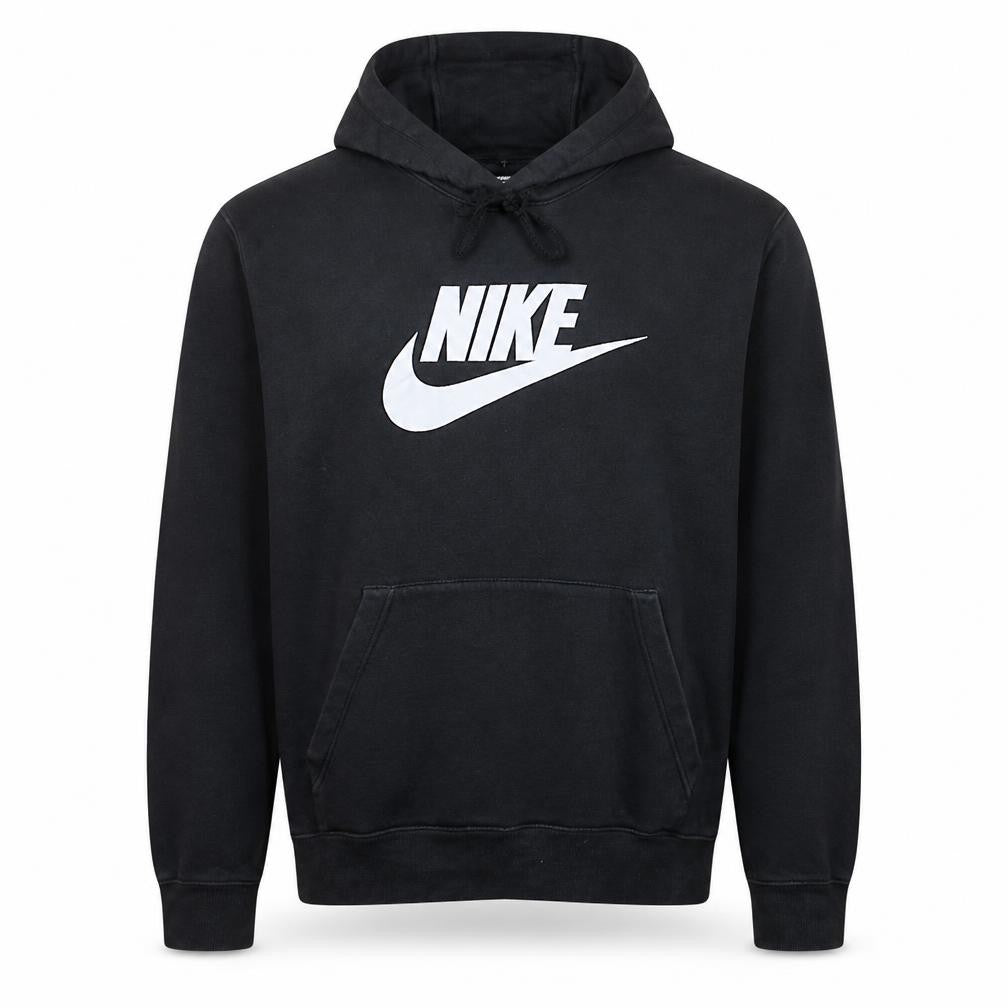 Nike Mens Black XL Pullover Hoodie with Logo Graphic