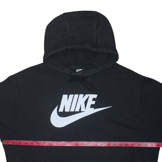 Nike Mens Black XL Pullover Hoodie with Logo Graphic