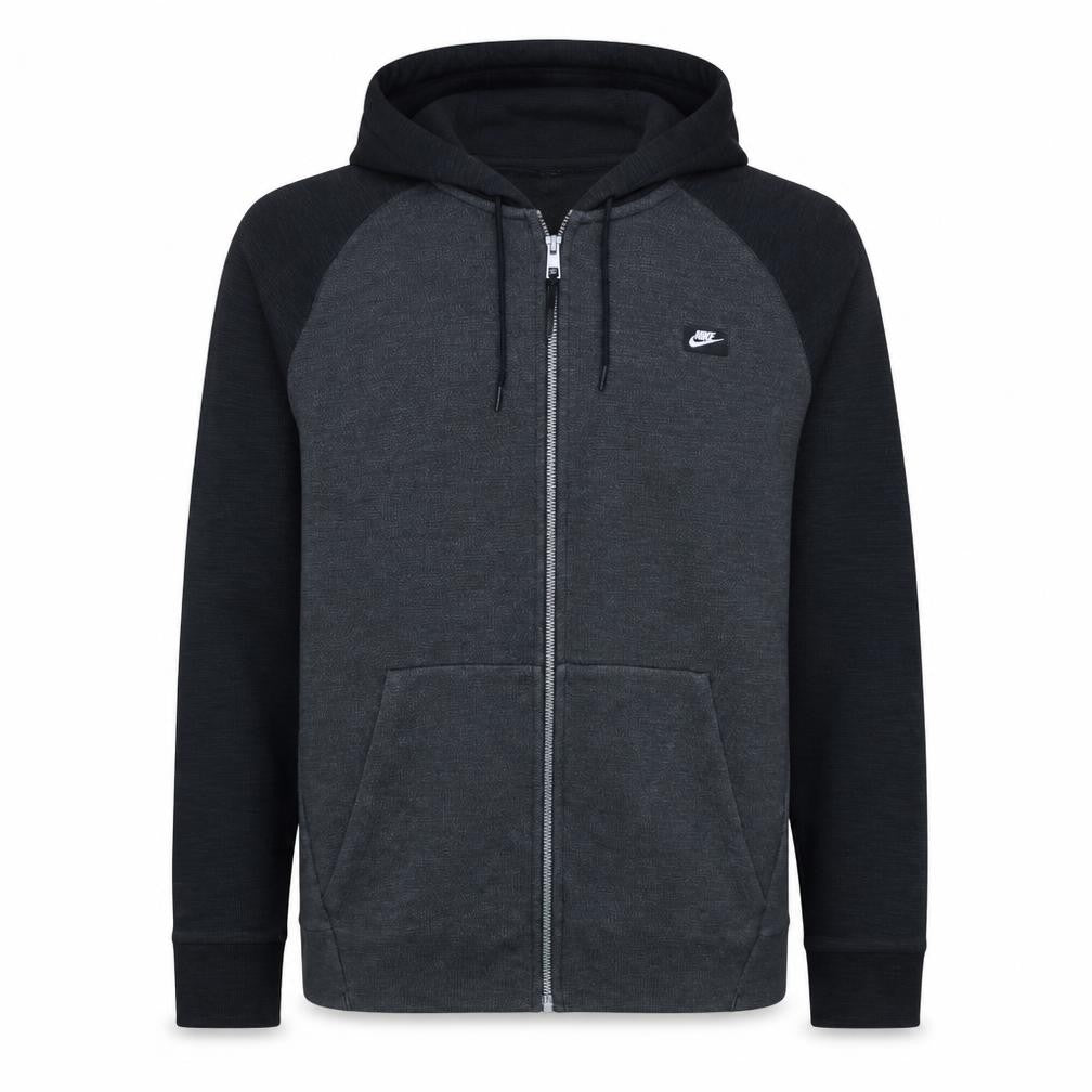 Nike Men's Grey Full Zip Hoodie Size S Lightweight Sportswear