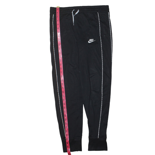Nike Boys Black XL Jogger Trousers with Side Stripe & Drawstring Waist