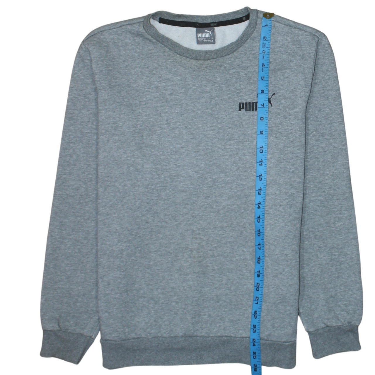 Puma Men’s Grey Crew Neck Pullover Sweatshirt Size M