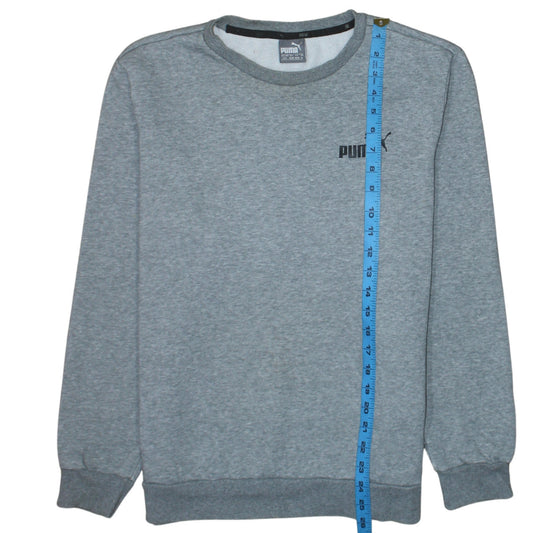 Puma Men’s Grey Crew Neck Pullover Sweatshirt Size M