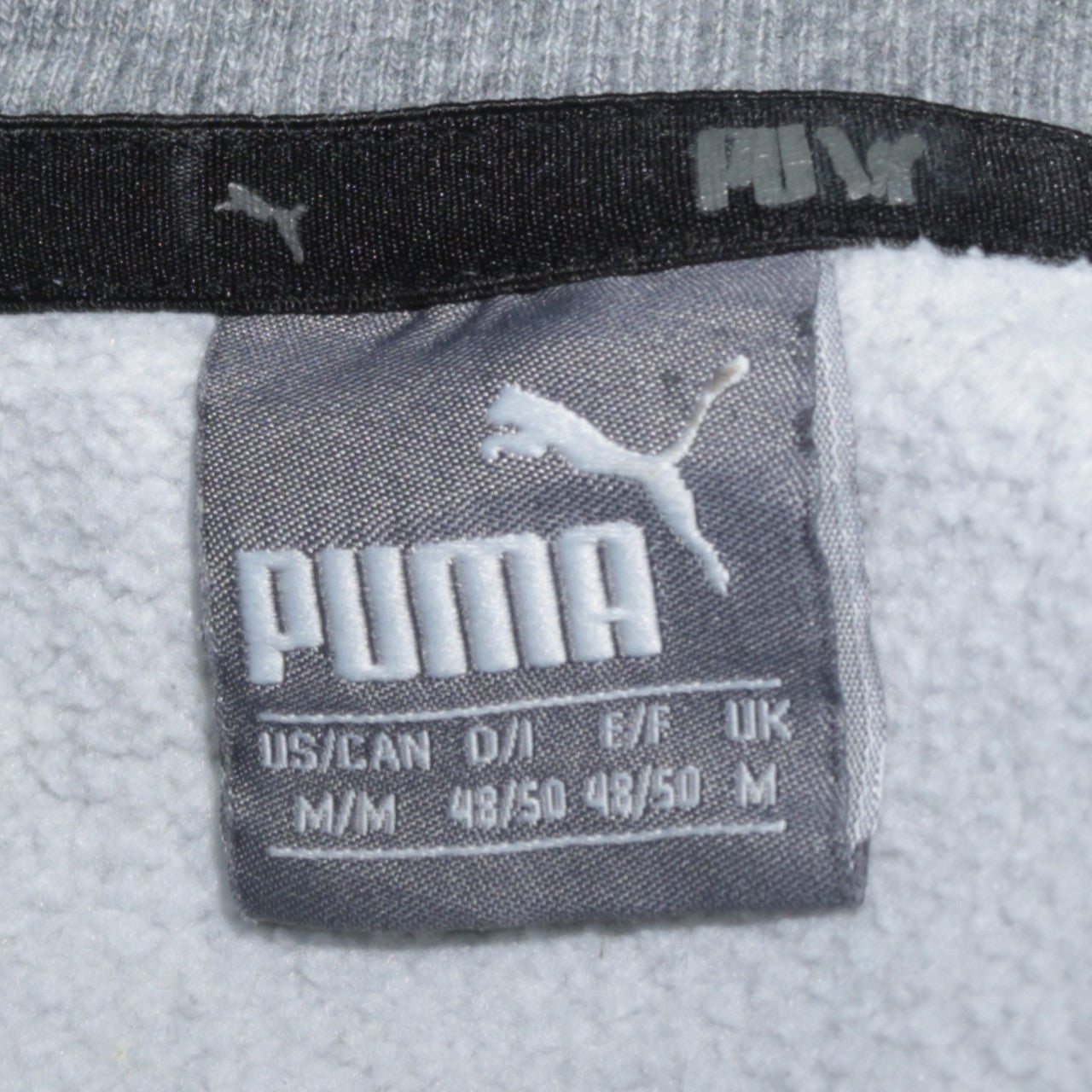 Puma Men’s Grey Crew Neck Pullover Sweatshirt Size M