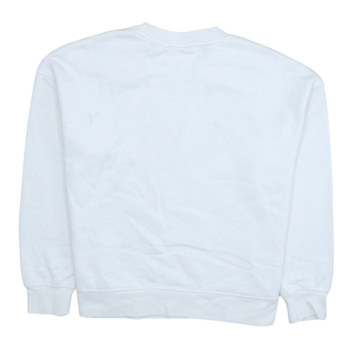 Disney Women's White Mickey Mouse Graphic Pullover Sweatshirt M
