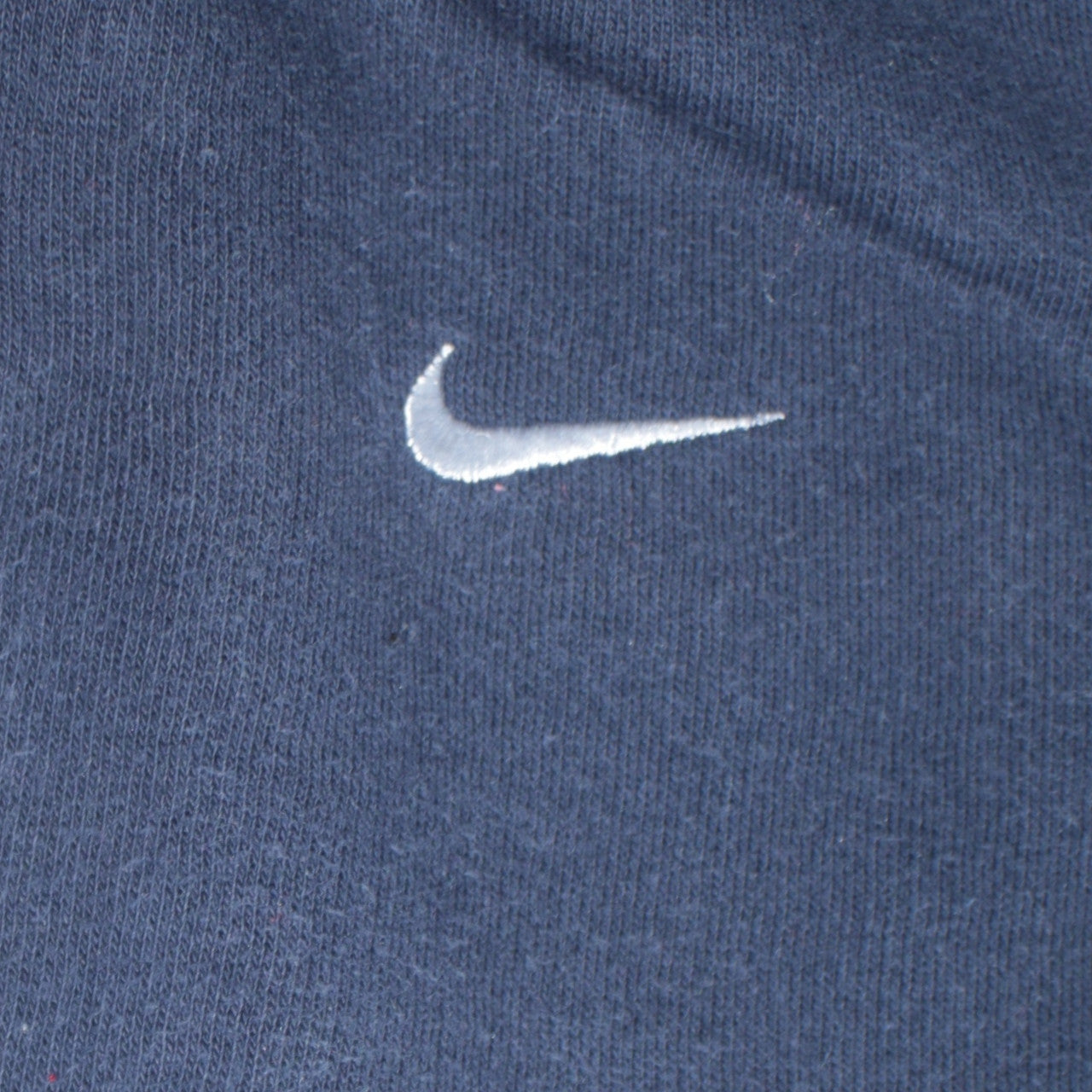 Nike Men Blue Pullover Hoodie Embroidered Logo Fleece Size M