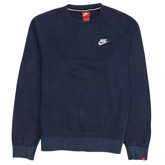 Nike Men's Blue Crew Neck Pullover Sweatshirt Size S