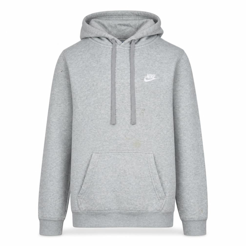 Nike Men's Grey XS Pullover Hoodie Fleece Sweatshirt