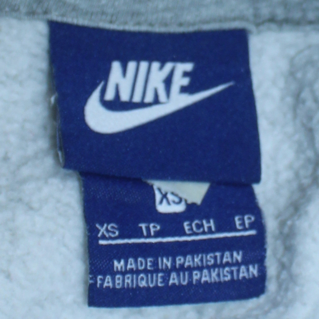 Nike Men's Grey XS Pullover Hoodie Fleece Sweatshirt