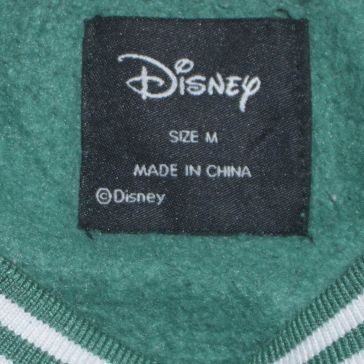 Disney Primark Women Green Mickey Mouse Sweatshirt Size 12/14