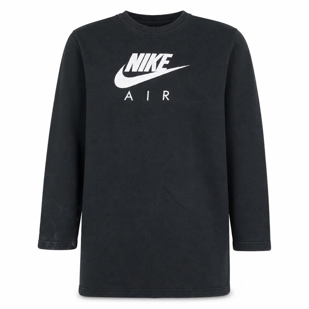 Nike Air Men's Black Small Pullover Sweatshirt Logo Graphic