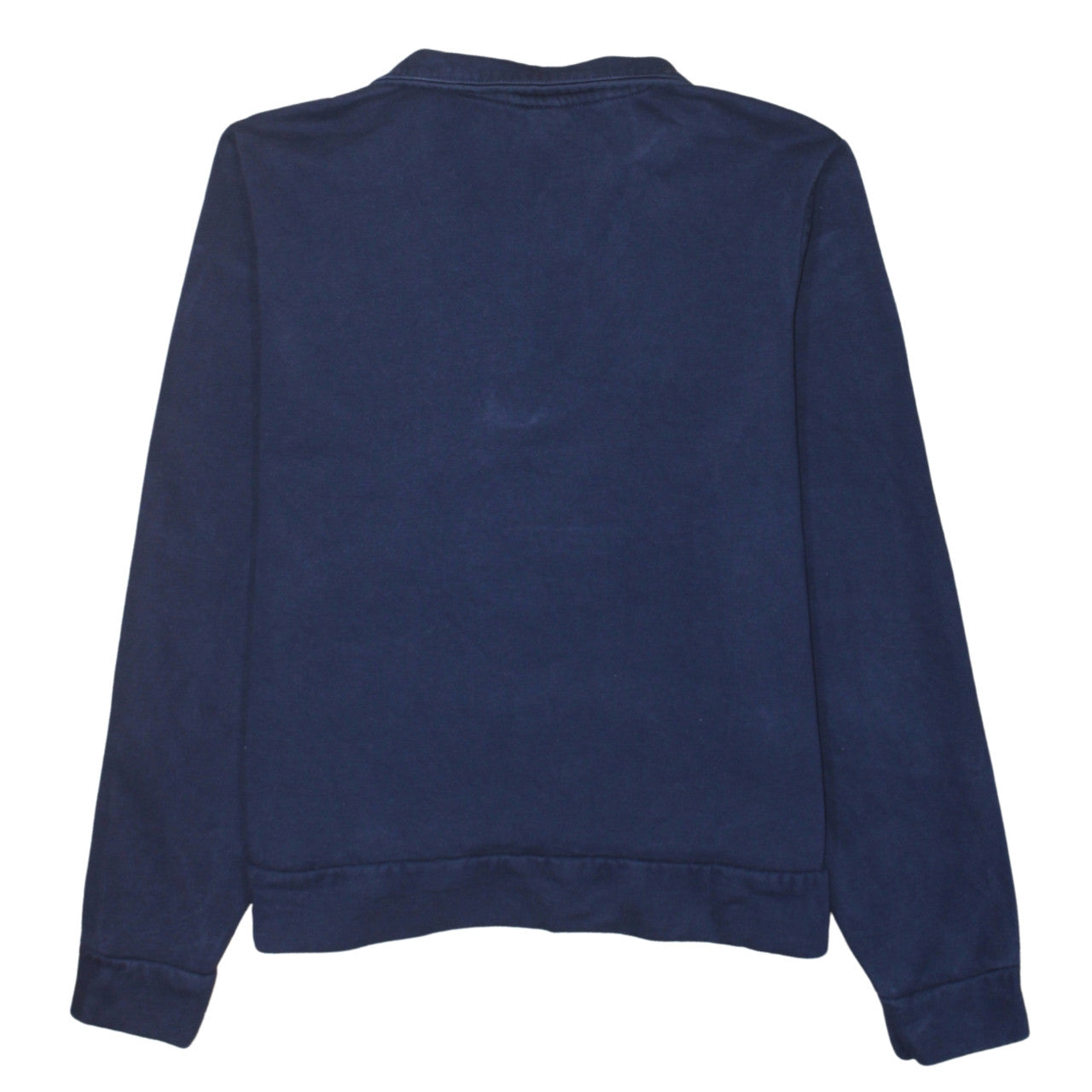 Puma Womens Navy 1/2 Zip Sweatshirt L Fleece Pullover